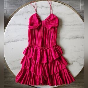 Isabel Marant Pink Silk mini dress Size 0